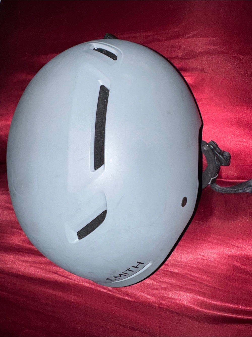 SMITH Light Gray Matte Ski/Snowboard Helmet